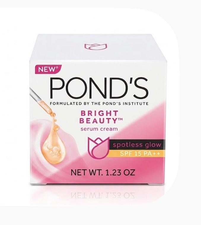 2 Pond's Bright Beauty Anti-Spot Face Cream Serum SPF 15 Vitamin B3 Dark Spots