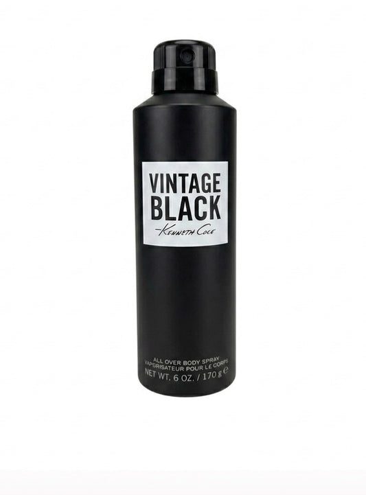 Kenneth Cole Vintage Black Body Spray 6 oz Men's Regular Size
