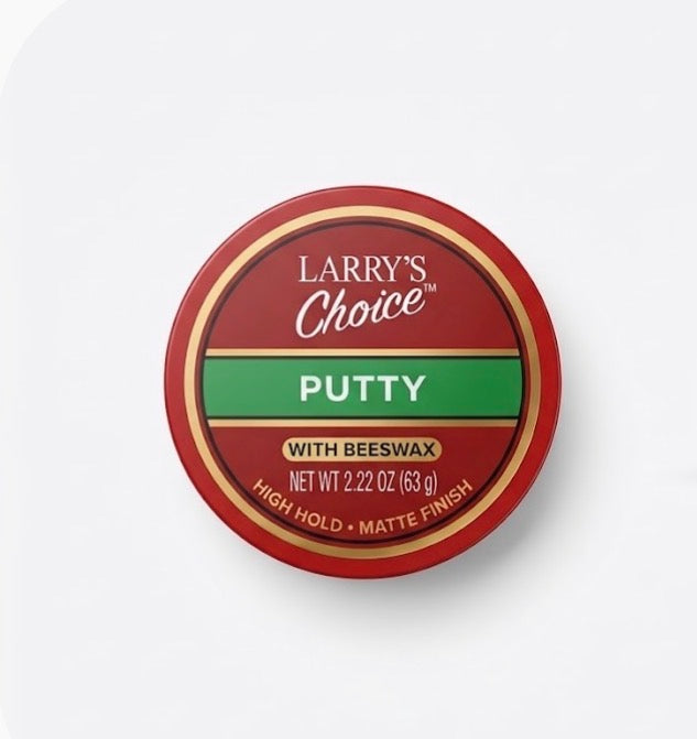 Larry's Choice Hair Putty Beeswax High Hold Matte Finish 2.22 oz (63g)