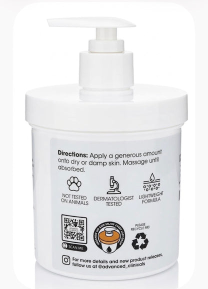Advanced Clinicals Vitamin C Dark Spot Brightening Face Cream Ferulic Acid 16 oz