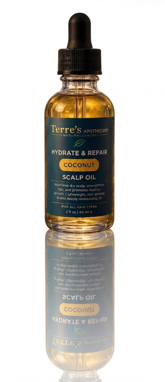 Pierre'S Apothecary Hydrate & Repair Coconut Scalp Oil with Coconut Oil 4 fl oz