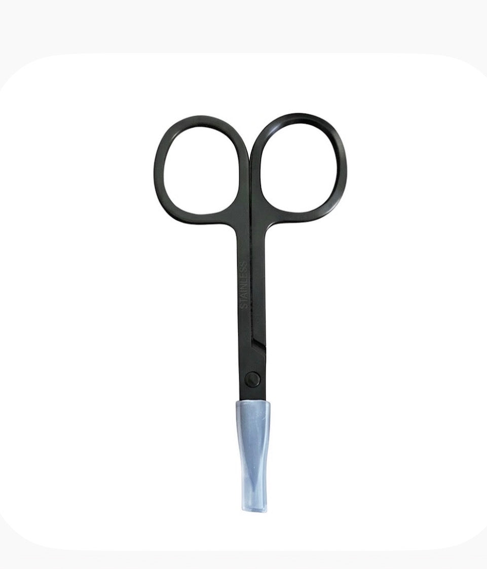 Multi-purpose grooming / Curved Cuticle & Nail Scissors, Silver Steel Manual